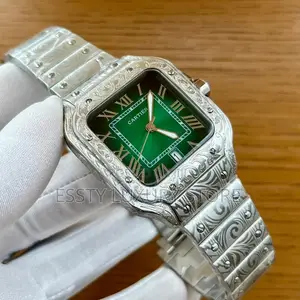 Automatic Quality Luxury Cartier Crested Chain Watch