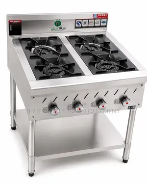 Heavy Duty 4 Burner Commercial Gas Stove