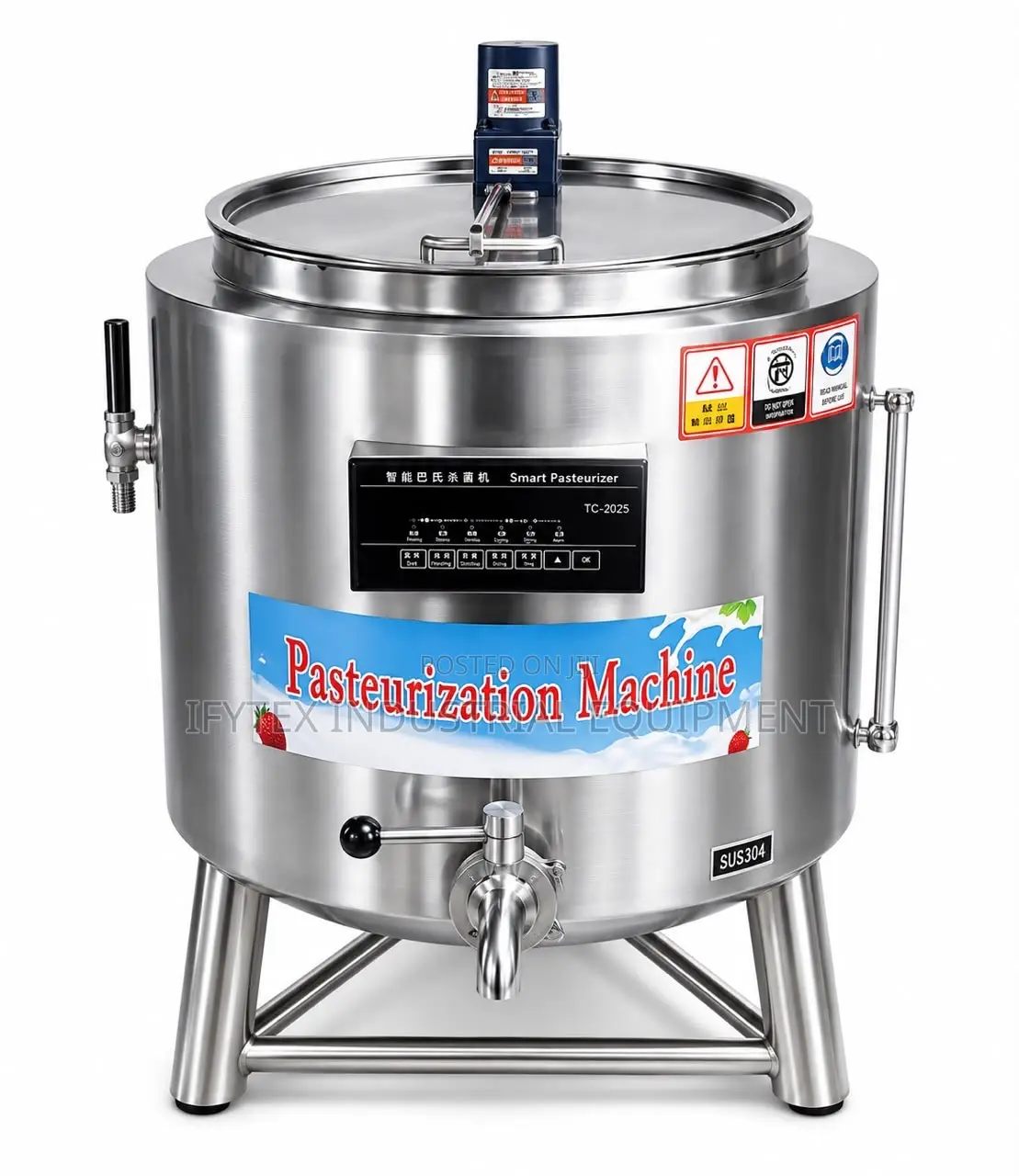 Stainless Steel Milk Pasteurization Machine