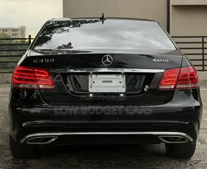 Mercedes-Benz E350 2014 Black