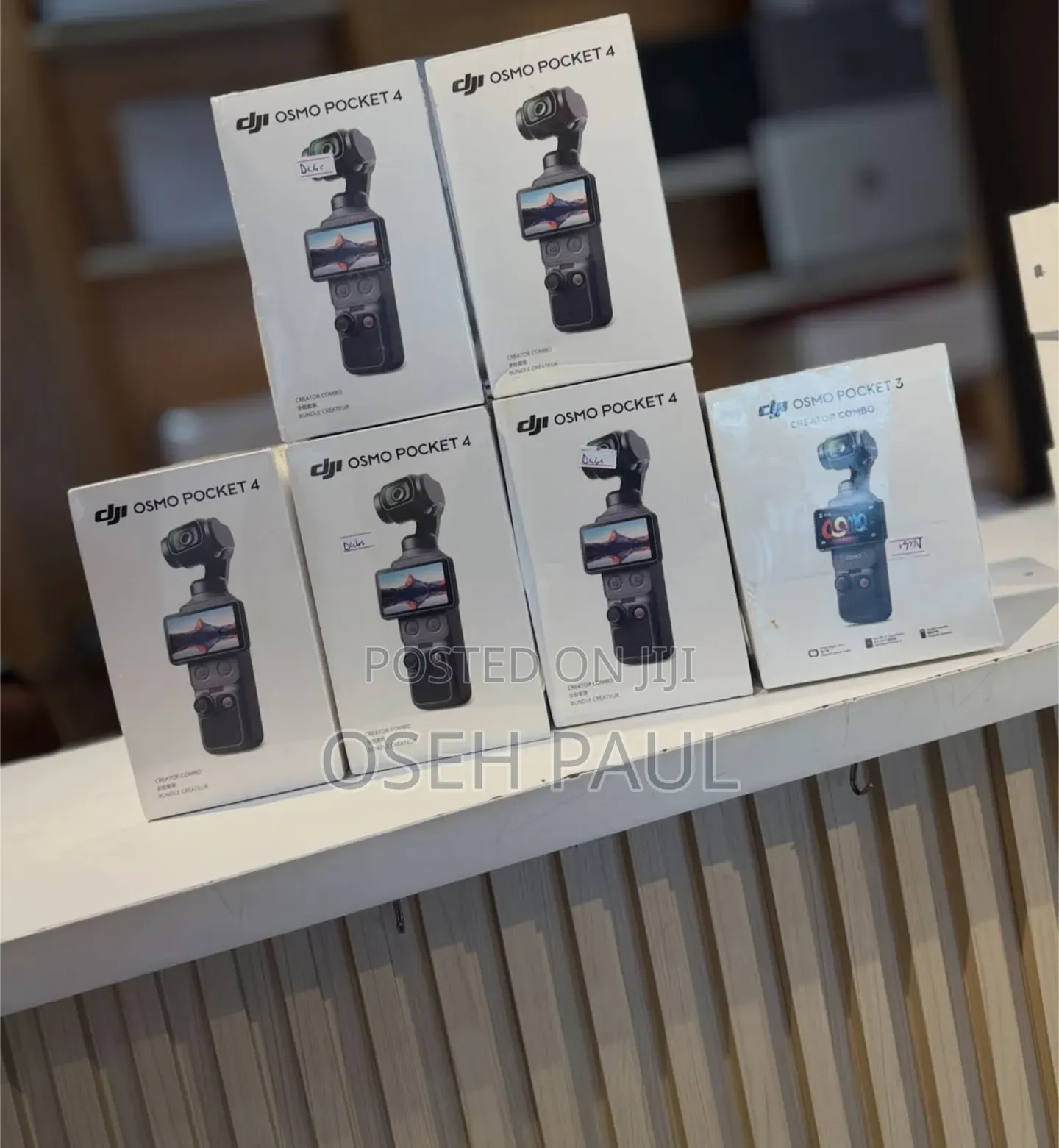 Dji Osmo Pocket 3 and 4