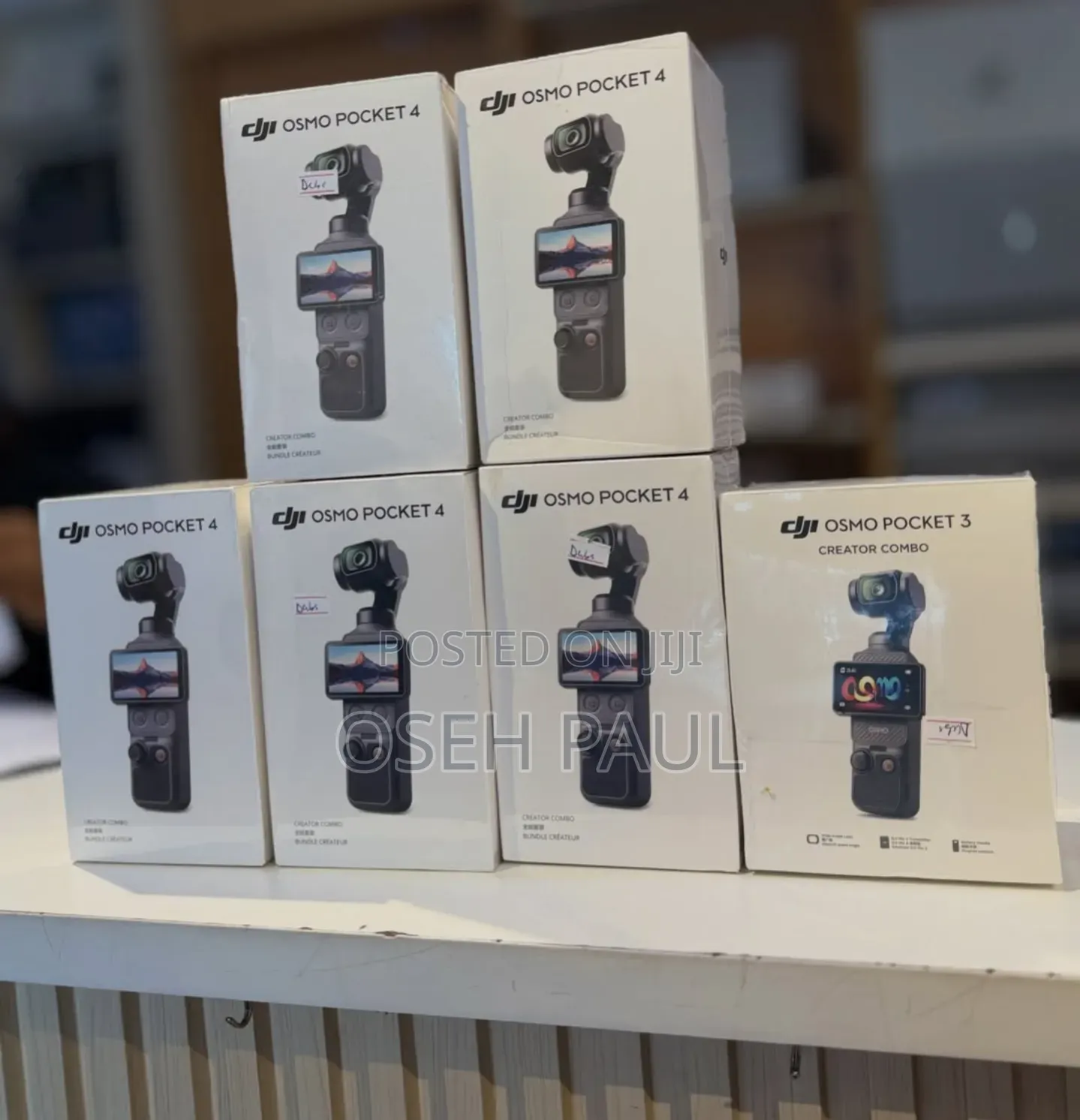 Dji Osmo Pocket 3 and 4