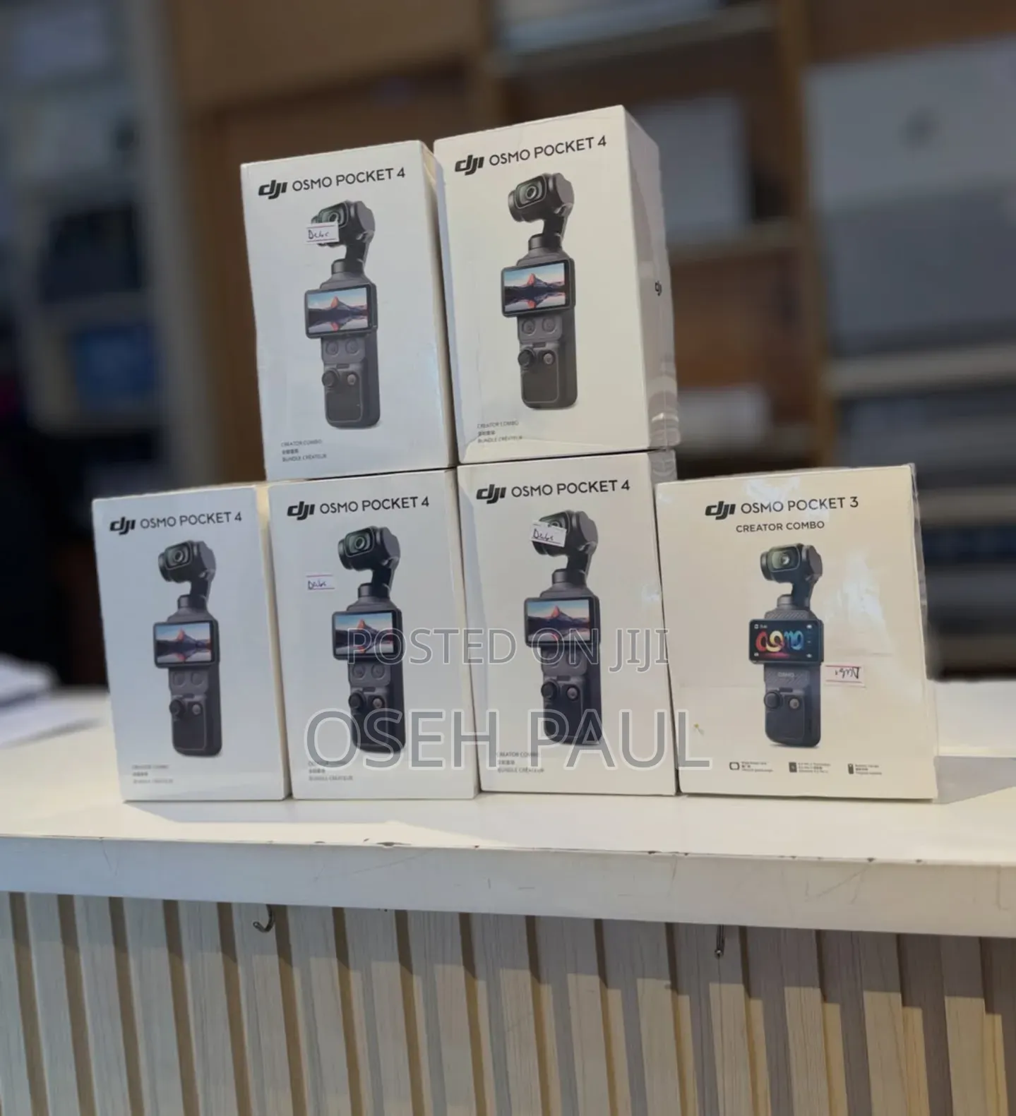 Dji Osmo Pocket 3 and 4