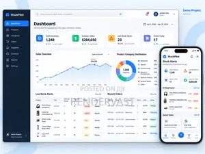 Custom Admin Dashboard Management System Development