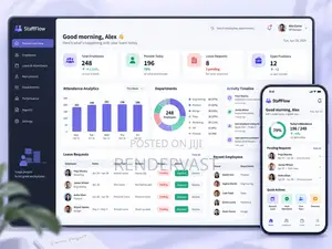 Custom Admin Dashboard Management System Development