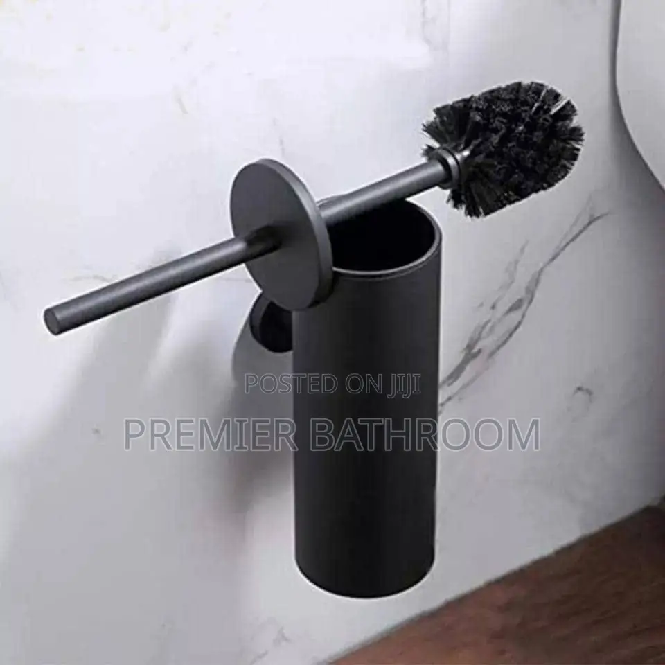 Black Hanging Toilet Brush