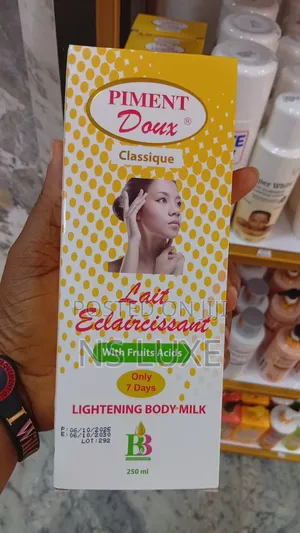 Piment Doux Lotion Lightening Body Milk by 3pcs
