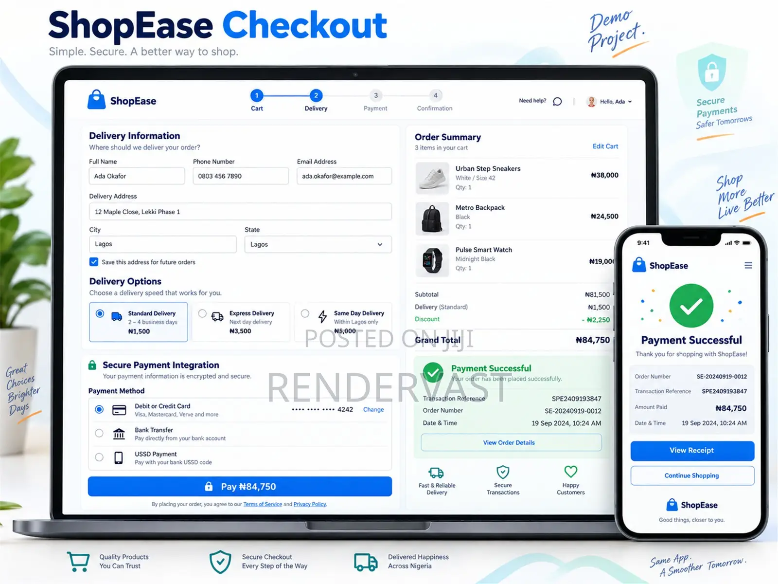 Paystack Flutterwave Payment Gateway Integration