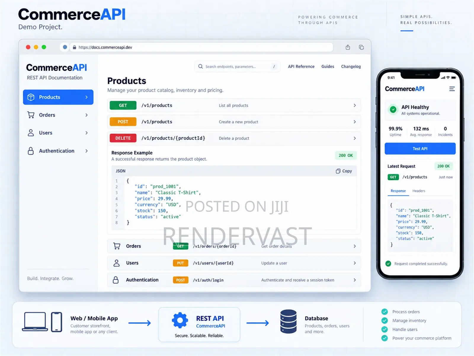Backend Developer REST API Development Services