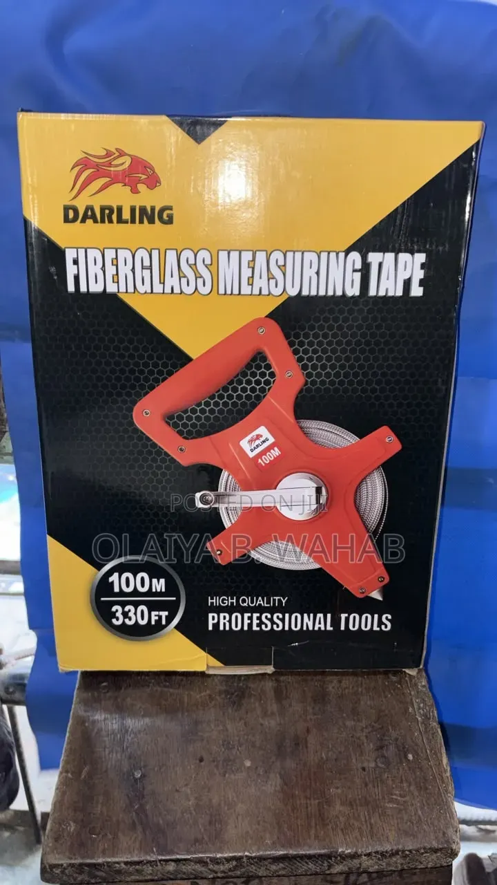 Darling 100M / 330FT Fiberglass Long Measuring Tape