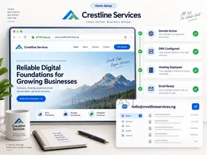 Domain, Web Hosting Professional Business Email Setup