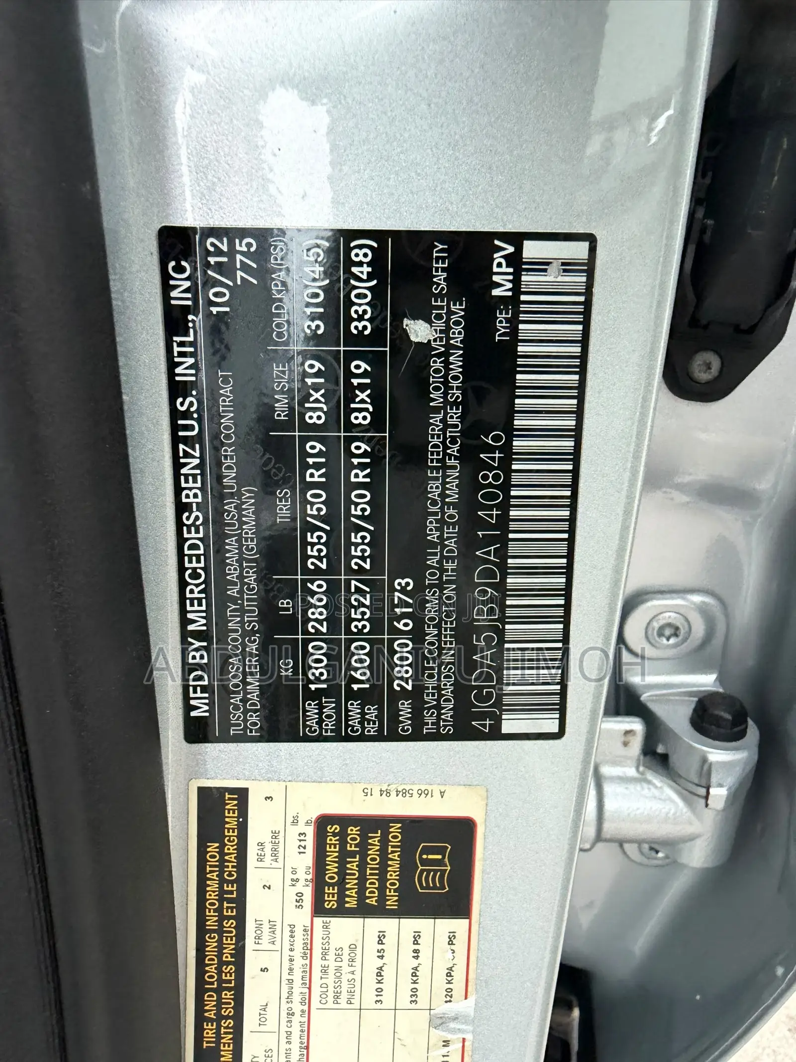 Mercedes-Benz M Class 2014 Silver