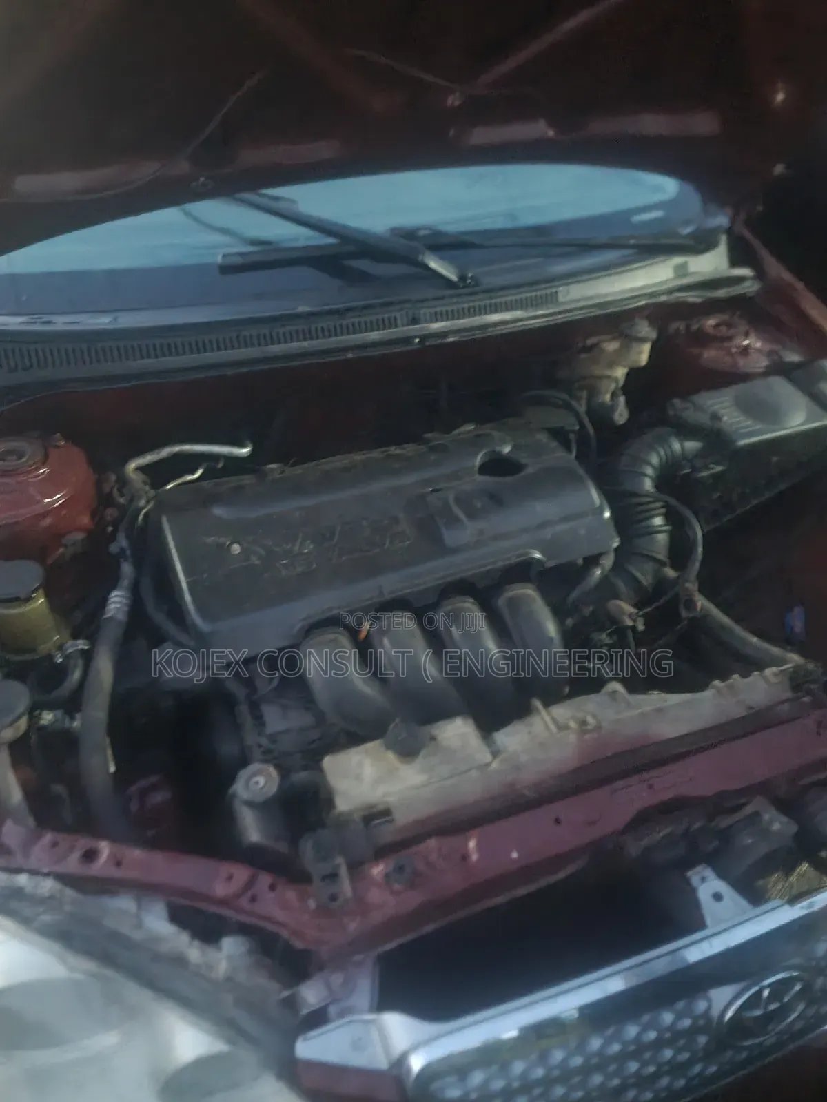 Toyota Corolla Sedan 2003 Red