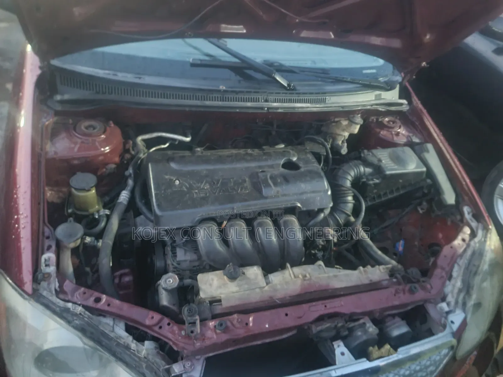 Toyota Corolla Sedan 2003 Red