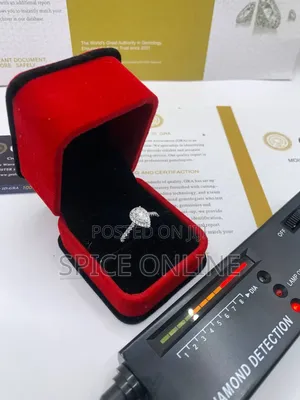 VVS Moissanite Diamond Engagement and Wedding Rings in Stock 