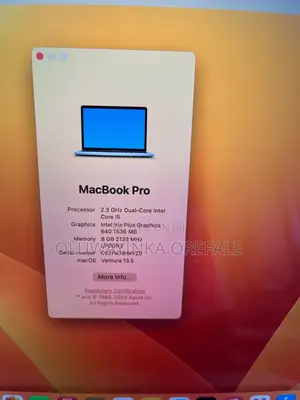 Laptop Apple MacBook Pro 2017 8GB Intel Core i5 SSD 256GB