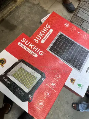 SUKHIG 300W Solar Flood Light Heavy-Duty LED