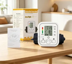 Digital Automatic Upper Arm Blood Pressure Monitor With LCD Display
