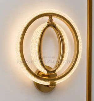Modern Luxury Oval LED Wall Lamp Bedroom Living Room Hallway Texture