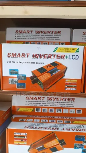 1000W Smart Solar Inverter With LCD Display DC 10V–32V to AC Output