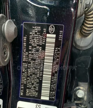 Toyota Camry XSE (2.5L 4cyl 8A) 2019 Blue