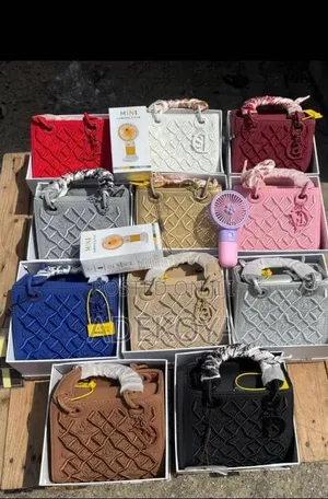 Luxury Bag With Hand Fan