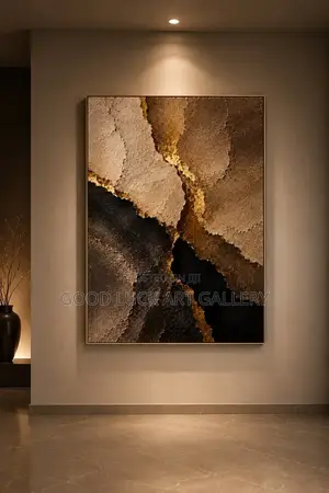 Luxury Gold and White Abstract