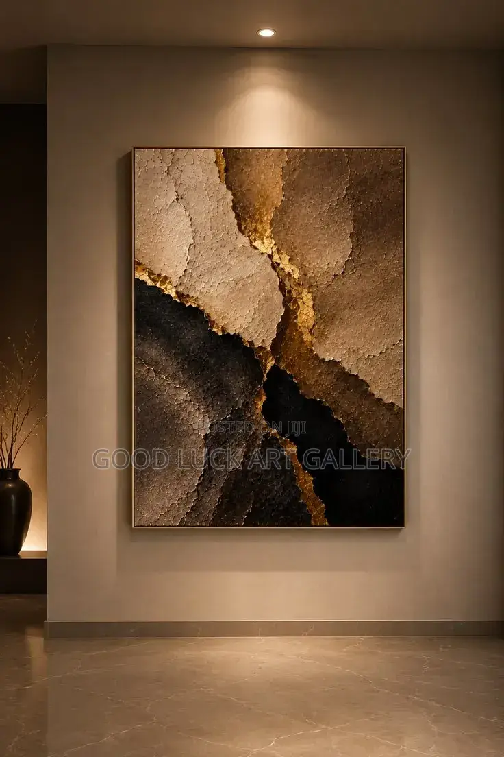 Luxury Gold and White Abstract