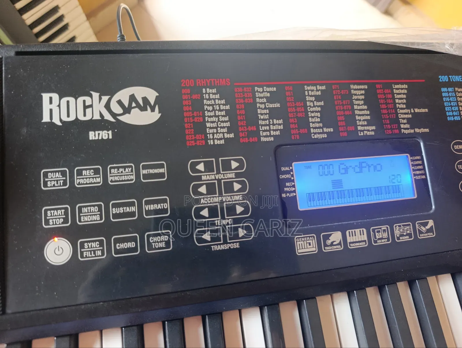 UK Used Rockjam Rj760 With Transpose Split Dual USB Memory