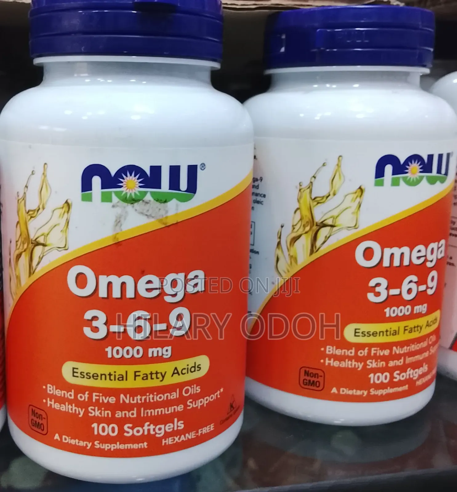 Now Omega 3-6-9, 100 Softgel