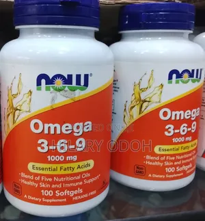 Now Omega 3-6-9, 100 Softgel
