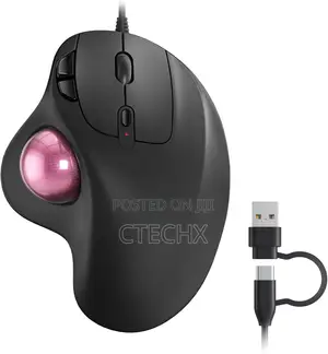 Nulea M509 Trackball Mouse Wired 2-in-1 Interface (Type a Type C)