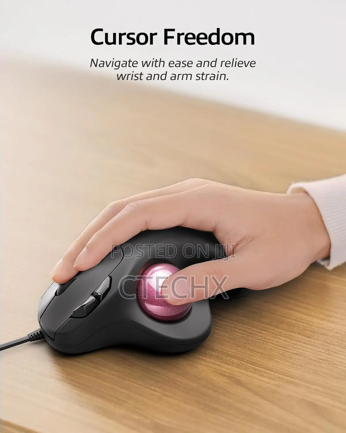 Nulea M509 Trackball Mouse Wired 2-in-1 Interface (Type a Type C)