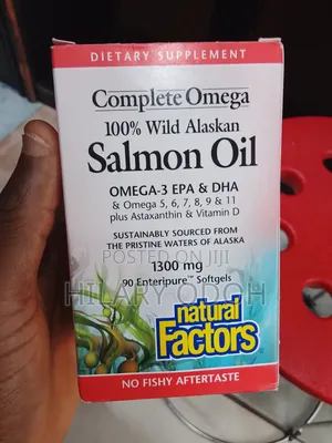 Natural Factors Salmon Oil 90softgel