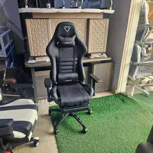 Premium Furgle Gaming/Streaming Chair -(All Black)