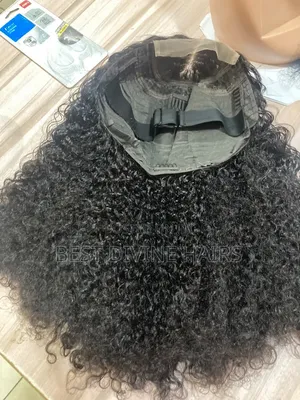 18" 4*4 Full Closure Jerry Curls Wig Human Hair SDD Quality ( Get)