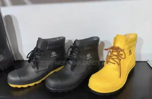 Waterproof Safety Short Rain Boot - PVC Rubber - Steel Toe