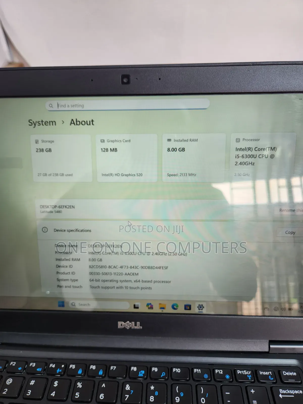 Laptop Dell Latitude 5480 8GB Intel Core i5 SSD 256GB