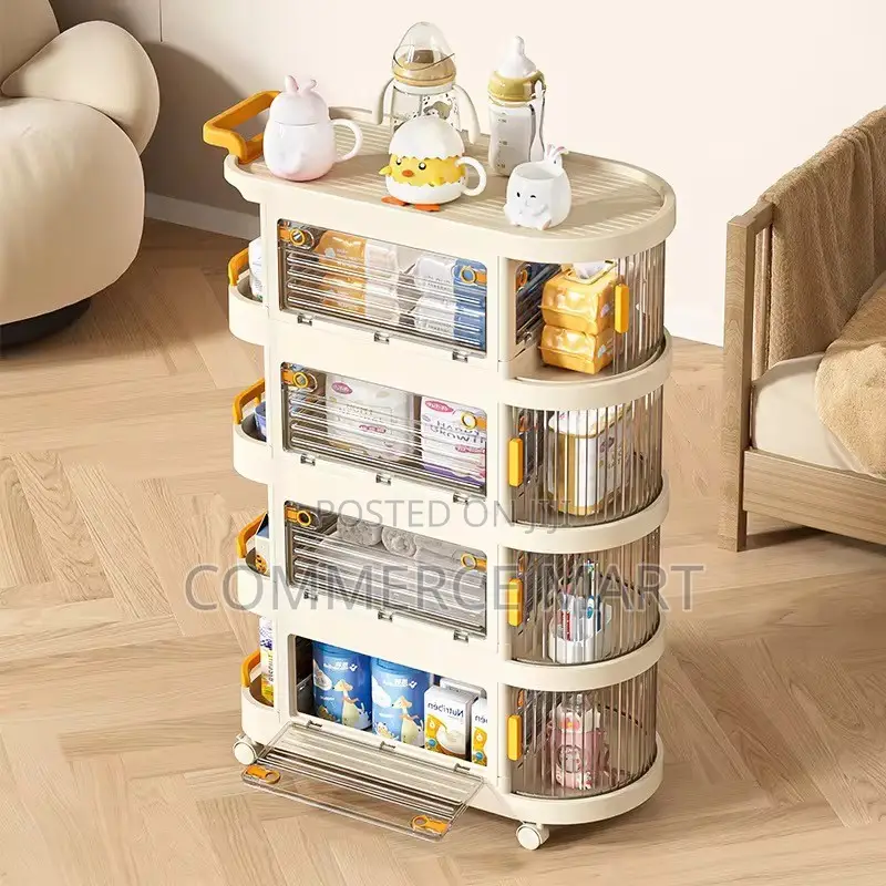 Trolley Storage Box 4 Layer Rack