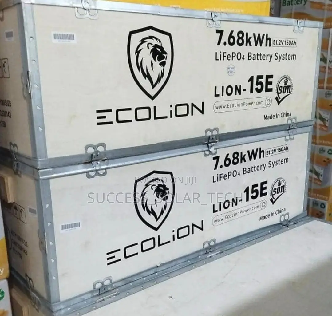 Ecolion 7.68kwh Lithium Battery