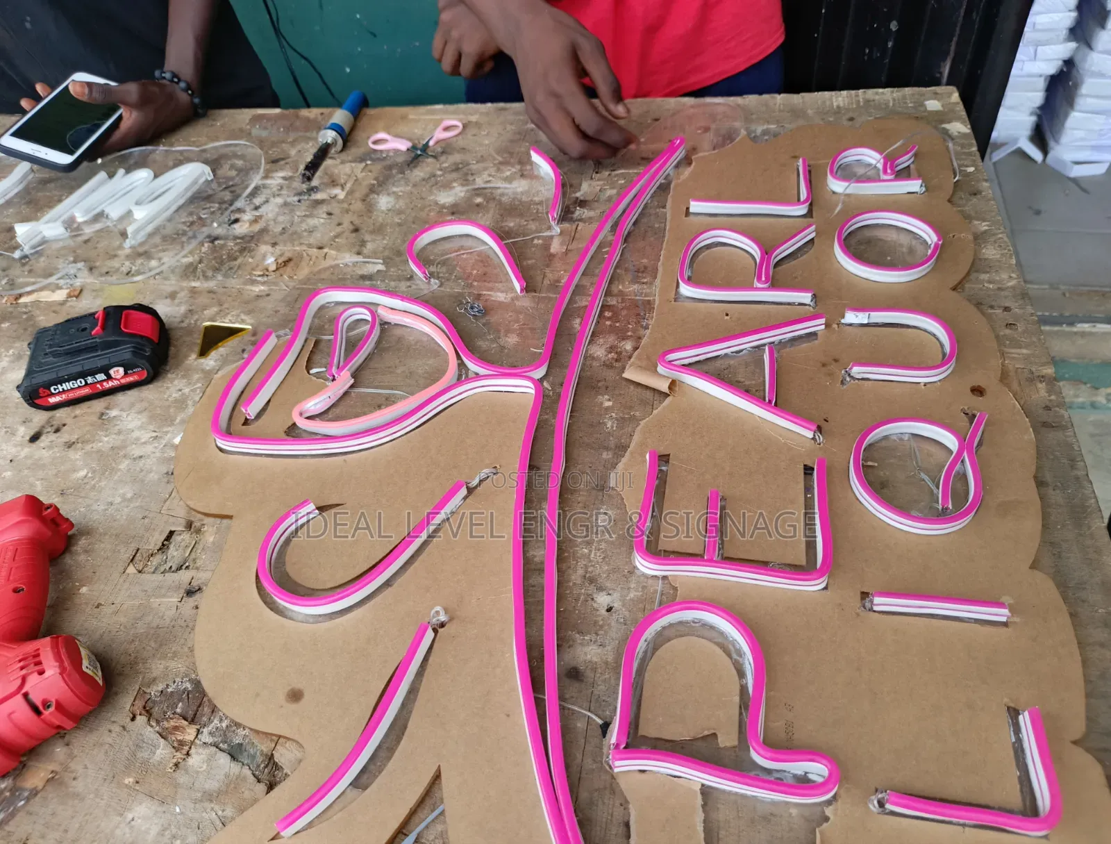 Neon Light Production