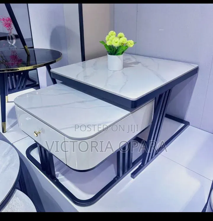 Brandnew 2 in One Foreign Marble Centre Table