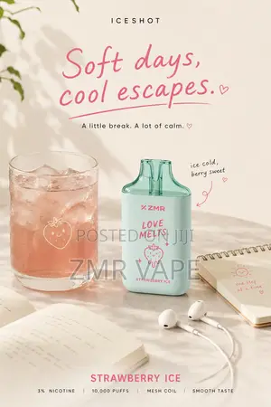 ZMR ICESHOT Strawberry Ice Disposable Vape - 10,000 Puffs