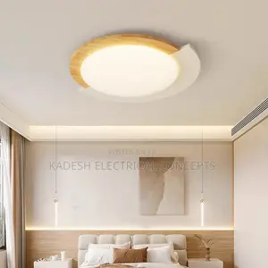 Minimalist Round Flush Mount Ceiling Light for Living Room Bedroom