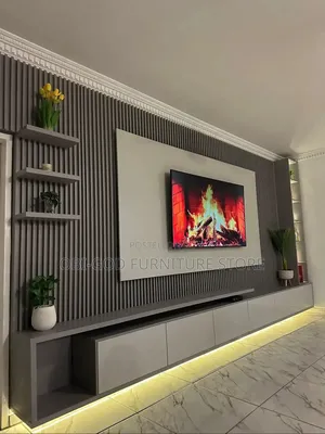 Modern TV Wall Panel Floating TV Console | Interior Decor