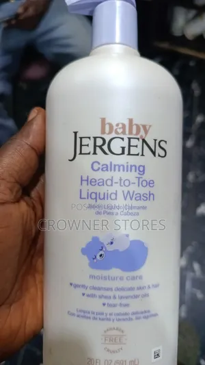 Jergens Baby Calming Head-to-Toe Liquid Baby Wash Shampoo, 20 FlOz