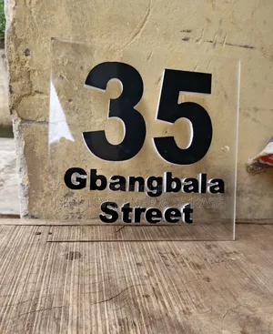 House Number Signs