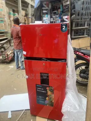 Hisense 205L Double Door Refrigerator –Red |Water Dispenser |Brand New