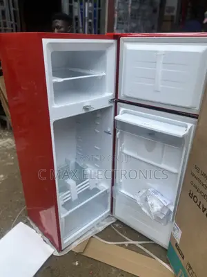 Brand New Hisense 205L Double Door Refrigerator – Red