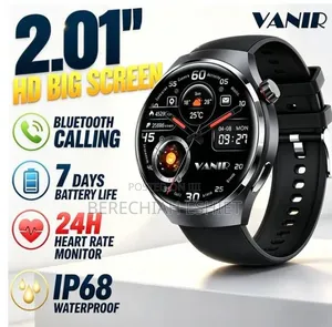 VANIR 2.01 Inch Smart Watch for Men and Women 360×360 High Resolution